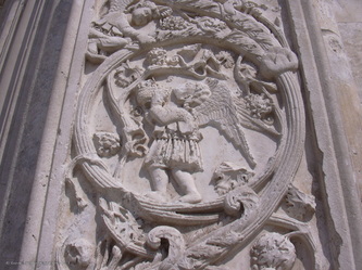 Particolare del portale della Cattedrale, Fermo